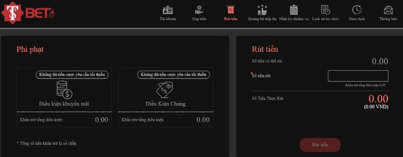 Chọn thông tin rút tiền T8bet chính xác